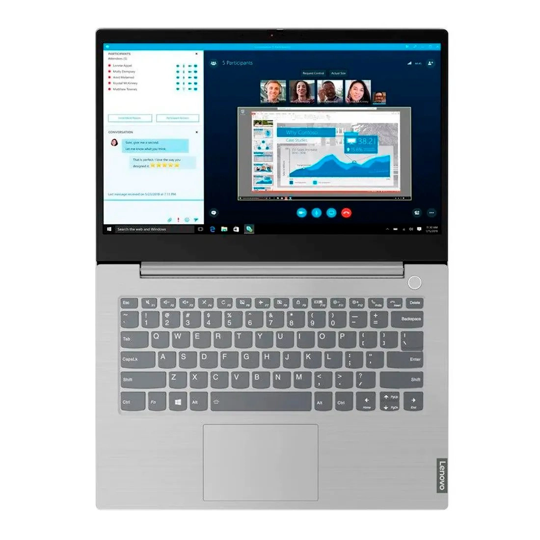 Notebook ThinkBook Lenovo 14 G6 IRL Intel Core i7-13700H 14" 16GB 512GB SSD Windows 11 Pro - 21NQ000CBR