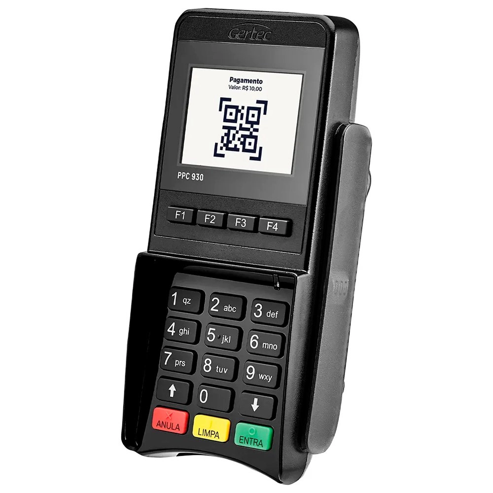 Pin Pad Gertec PPC930 Preto USB - 70500035