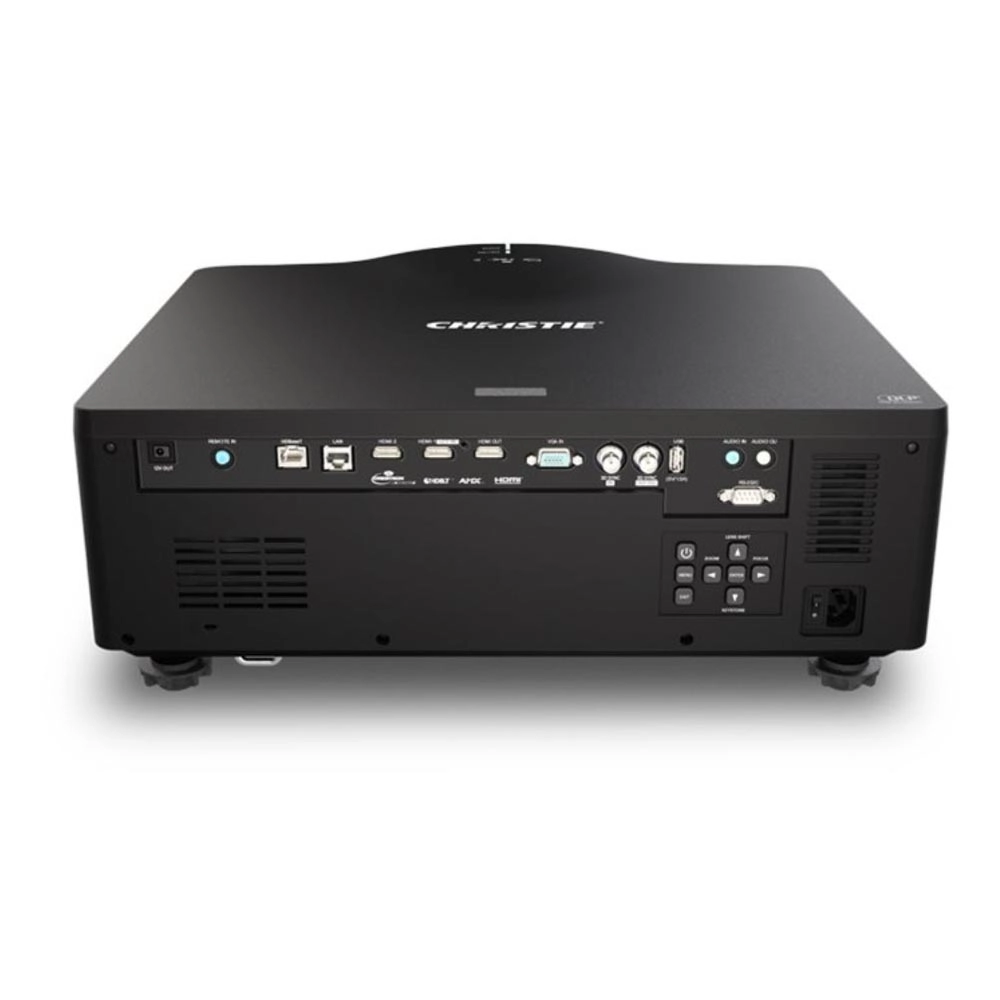 Projetor Christie Inspire 4K860A-iS, TAA, 7200 ANSI / 8500 ISO Lumens, Laser, 4K UHD (3840 x 2160), 1DLP, HDMI, VGA, USB, áudio 2X10W, Lente Motorizada, 24/7, Preto - 171-073101-02 (Sob Encomenda)