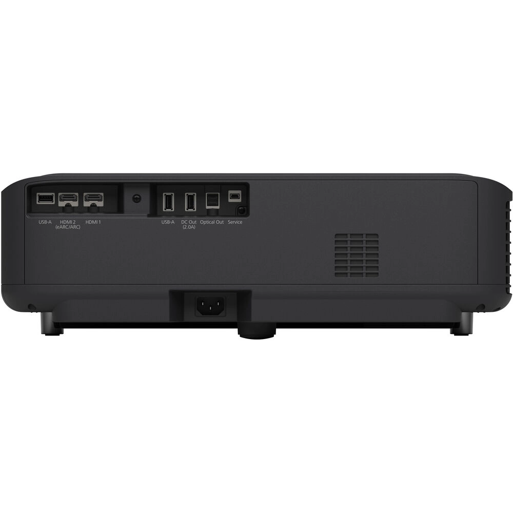 Projetor Epson EpiqVision LS650, 3600 Lumens, Laser, 4K PRO-UHD, 4K Nativo, até 120", Android TV, Áudio Yamaha, Ultra Curta Distância, Preto - V11HB07120