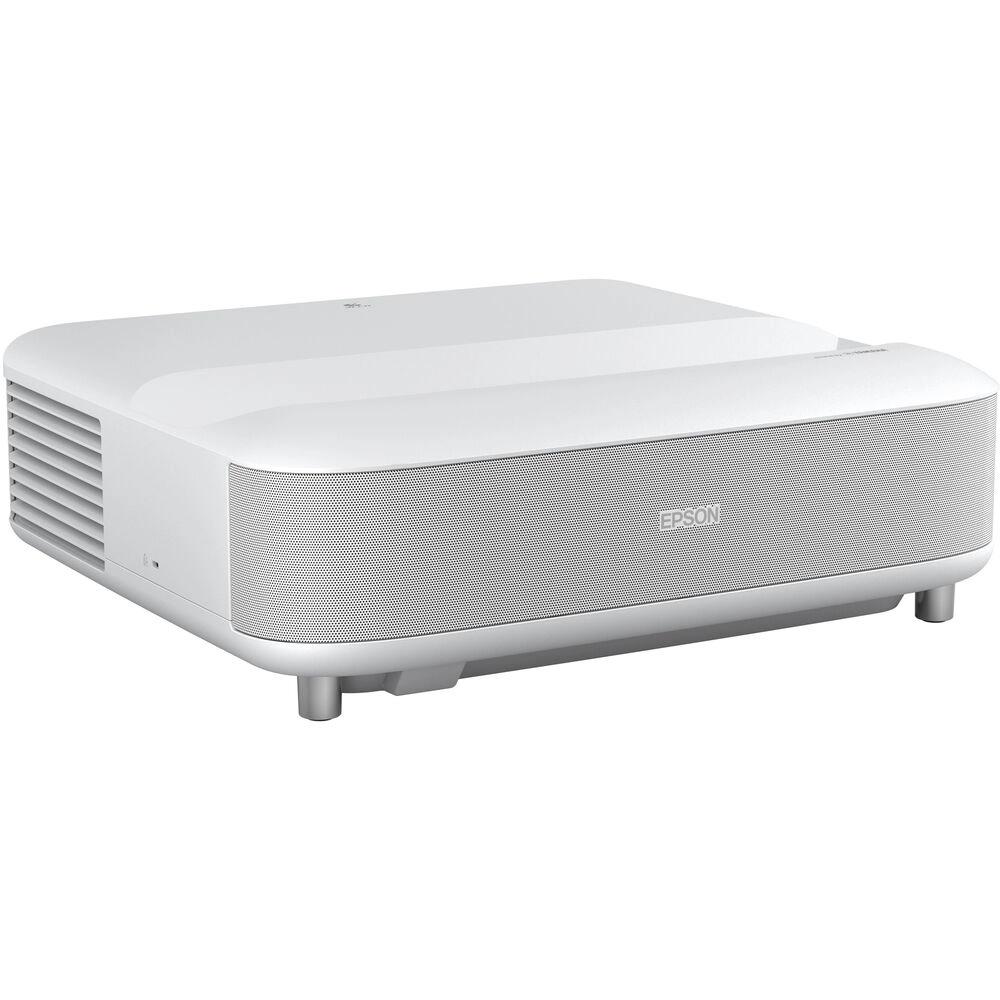 Projetor Epson EpiqVision LS650, 3600 Lumens, Laser, 4K PRO-UHD, 4K Nativo, até 120", Android TV, Áudio Yamaha, Ultra Curta Distância, Branco - V11HB07020