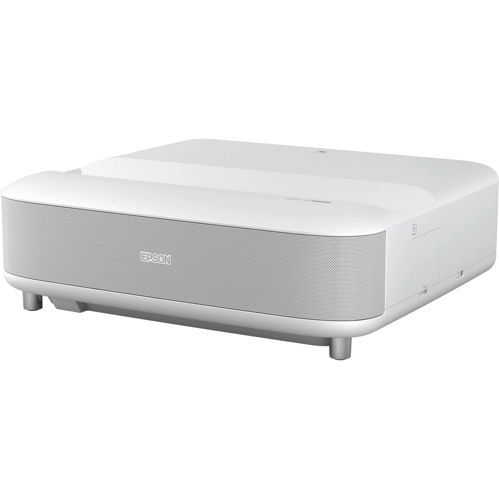 Projetor Epson EpiqVision LS650, 3600 Lumens, Laser, 4K PRO-UHD, 4K Nativo, até 120", Android TV, Áudio Yamaha, Ultra Curta Distância, Branco - V11HB07020