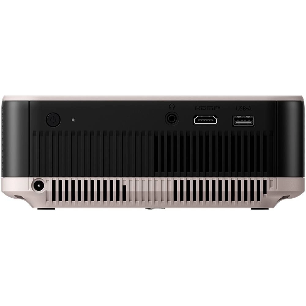 Projetor Smart Epson Portátil, Lifestudio Pop EF-61, 700 IDMS/ISO Lumens, LED, 3LCD, Full HD, HDMI, USB, Smart, Google TV, áudio BOSE 2x5W, Wi-Fi, Bluetooth, até 150 Polegadas, Bege Rosado - V11HB72221