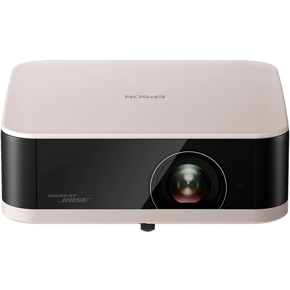 Projetor Smart Epson Portátil, Lifestudio Pop EF-61, 700 IDMS/ISO Lumens, LED, 3LCD, Full HD, HDMI, USB, Smart, Google TV, áudio BOSE 2x5W, Wi-Fi, Bluetooth, até 150 Polegadas, Bege Rosado - V11HB72221