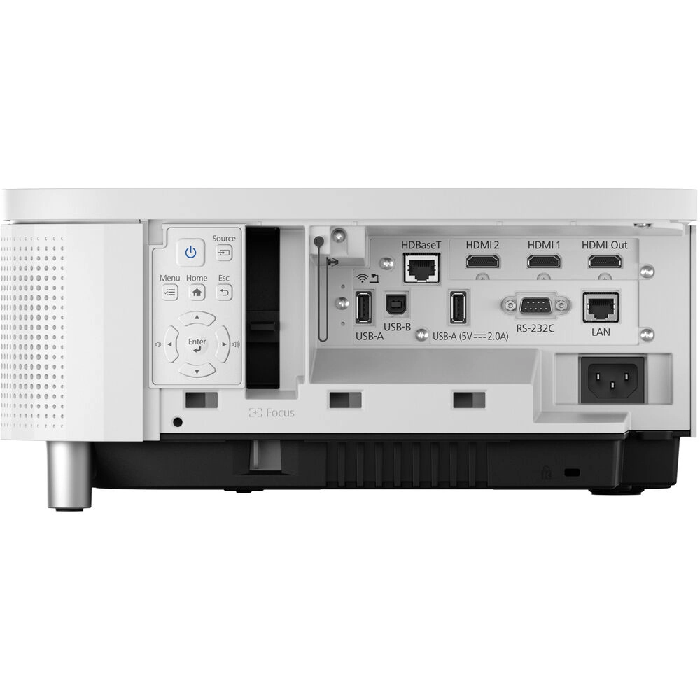Projetor Epson PowerLite 810E, 5000 lumens, Full HD (1920 x 1080p), 4K Aprimorado, Laser, HDR, 160"a 2.5cm, Extrema Curta Distância, Miracast, BRANCO - V11HA99020 (Sob Encomenda)