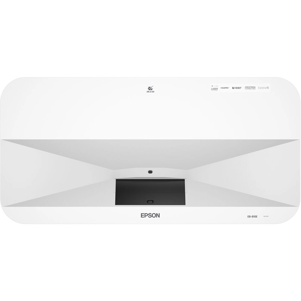 Projetor Epson PowerLite 810E, 5000 lumens, Full HD (1920 x 1080p), 4K Aprimorado, Laser, HDR, 160"a 2.5cm, Extrema Curta Distância, Miracast, BRANCO - V11HA99020 (Sob Encomenda)