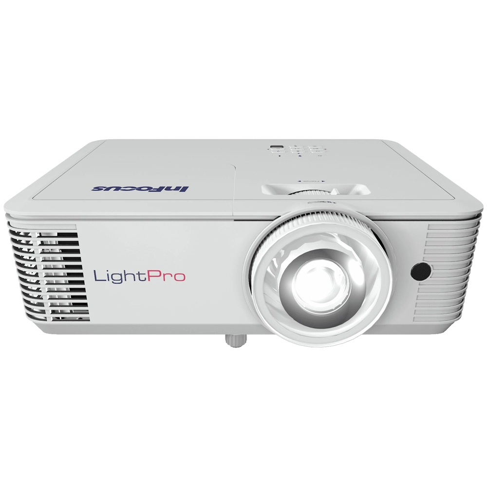 Projetor Infocus Vista II 4300 ISO Lumens, Lâmpada, DLP, WXGA (1280 x 800), Full HD, 3D, VGA, HDMI, LAN, USB, áudio 10W, Curta distância, 24/7 - IN0046ST (Sob Encomenda)