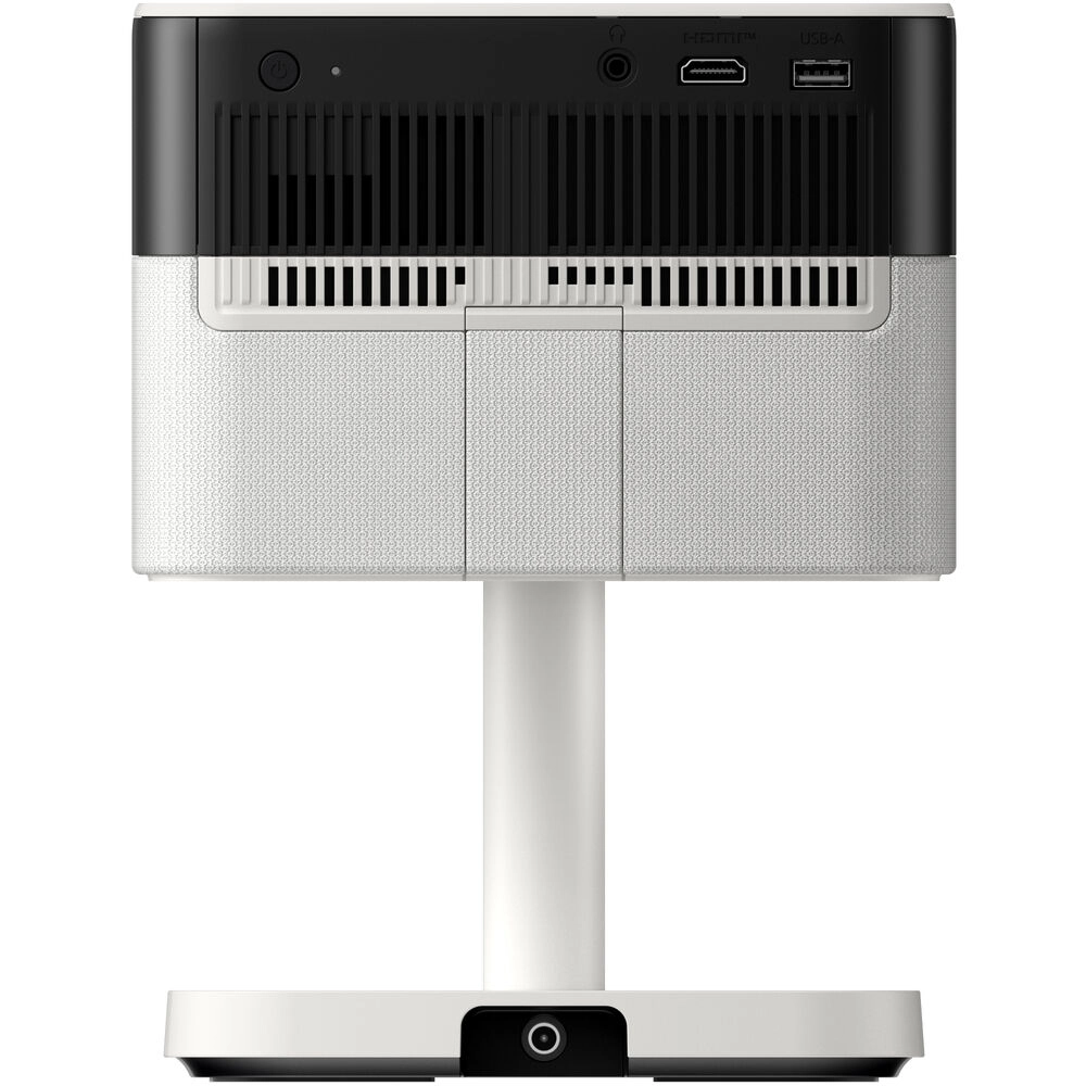 Projetor Smart Epson Portátil Lifestudio Flex EF-71, 700 IDMS/ISO Lumens, LED, 3LCD, Full HD, HDMI, USB, Smart, Google TV, áudio BOSE Estéreo, Wi-Fi, Bluetooth, até 150 Polegadas, Branco Pérola - V11HB79021