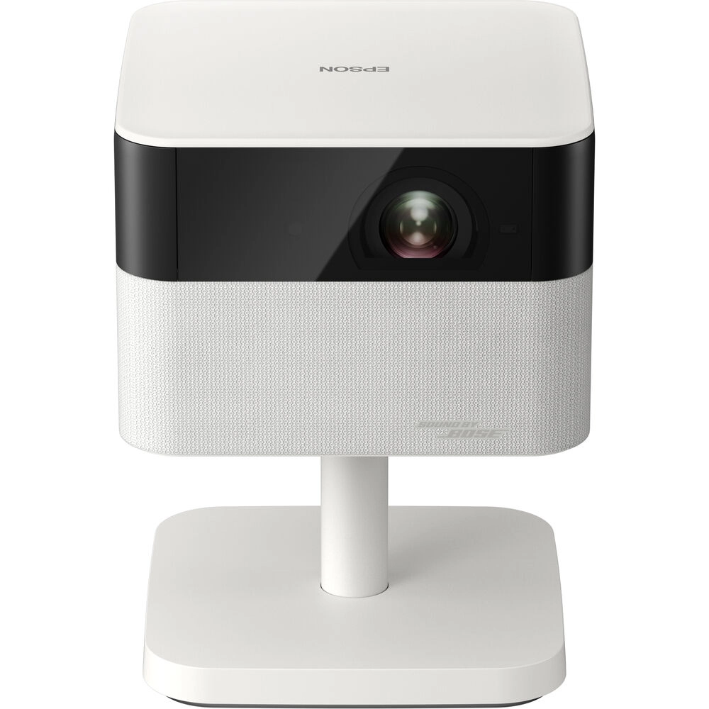 Projetor Smart Epson Portátil Lifestudio Flex EF-71, 700 IDMS/ISO Lumens, LED, 3LCD, Full HD, HDMI, USB, Smart, Google TV, áudio BOSE Estéreo, Wi-Fi, Bluetooth, até 150 Polegadas, Branco Pérola - V11HB79021