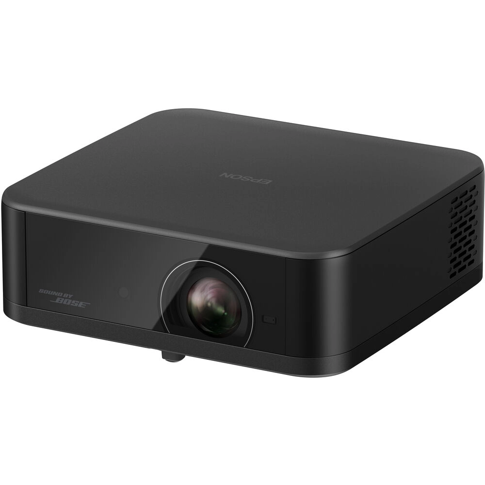 Projetor Smart Epson Portátil, Lifestudio Pop Plus EF-62, 700 IDMS/ISO Lumens, LED, 3LCD, Full HD, 4K PRO UHD, HDMI, USB, Smart, Google TV, áudio BOSE Estéreo, Wi-Fi, Bluetooth, até 150 Polegadas, Preto Metálico - V11HB73121