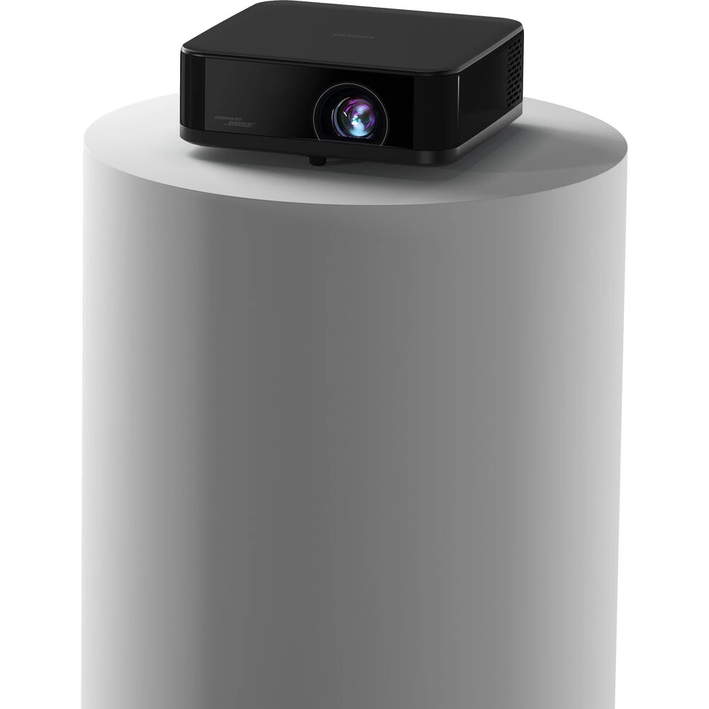 Projetor Smart Epson Portátil, Lifestudio Pop Plus EF-62, 700 IDMS/ISO Lumens, LED, 3LCD, Full HD, 4K PRO UHD, HDMI, USB, Smart, Google TV, áudio BOSE Estéreo, Wi-Fi, Bluetooth, até 150 Polegadas, Preto Metálico - V11HB73121