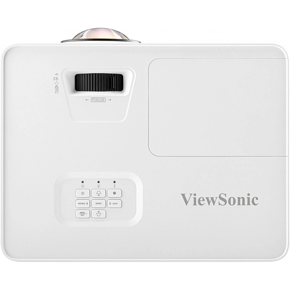 Projetor ViewSonic 4000 ANSI Lumens, DLP, Lâmpada, WXGA 1280 x 800, 2x HDMI, Curta distância - PS502W Projetor ViewSonic 4000 ANSI Lumens, DLP, Lâmpada, WXGA 1280 x 800, 2x HDMI, Curta distância - PS502W
