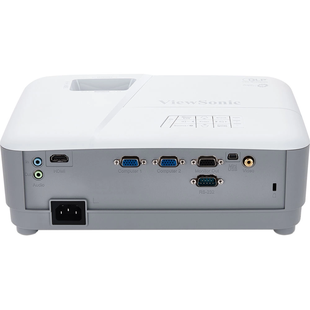 Projetor ViewSonic 4000 ANSI Lumens, Lâmpada, DLP, WXGA (1280 x 800), HDMI, USB, áudio 2W, até 300 Polegadas - PA503W Projetor ViewSonic 4000 ANSI Lumens, Lâmpada, DLP, WXGA (1280 x 800), HDMI, USB, áudio 2W, até 300 Polegadas - PA503W