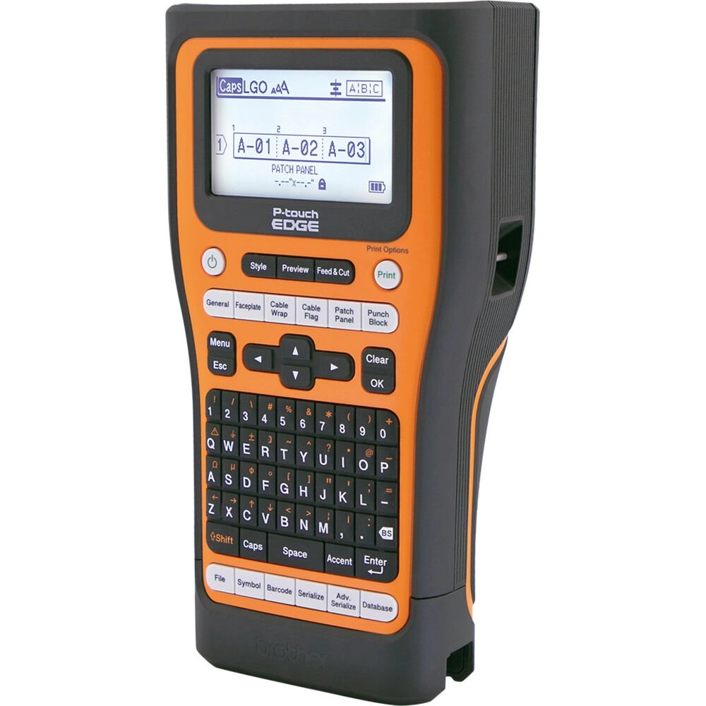 Rotulador Eletrônico Brother Portátil P-Touch Laranja - PTE560BTVP