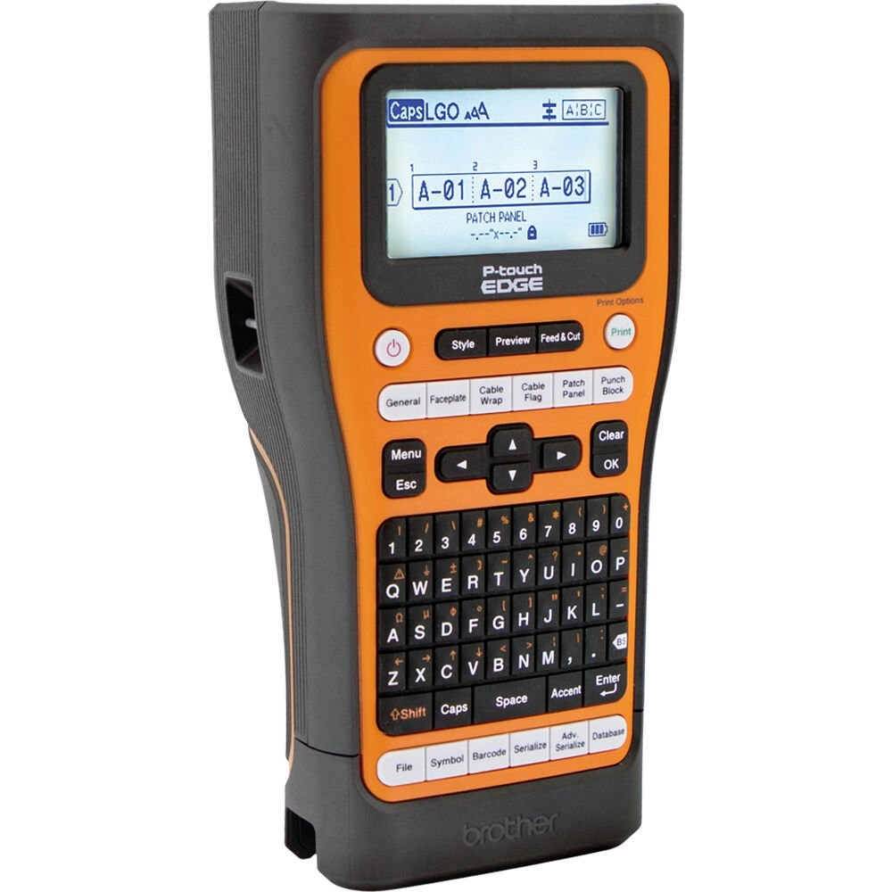 Rotulador Eletrônico Brother Portátil P-Touch Laranja - PTE560BTVP