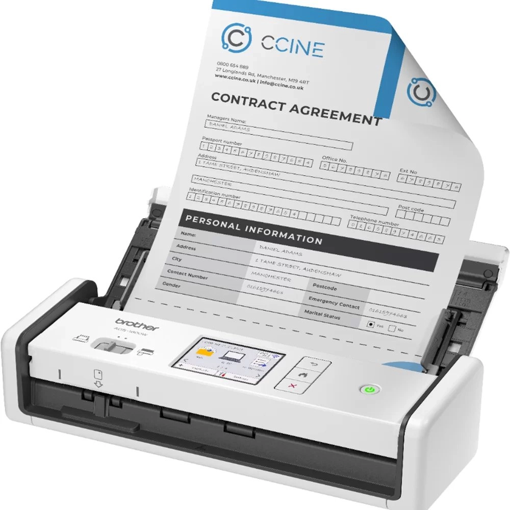 Scanner Brother A4 Duplex 30ppm USB/Wi-fi - ADS1800W