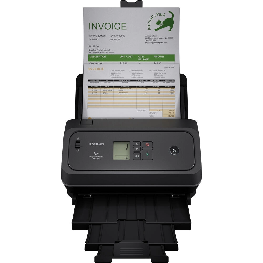 Scanner Canon DR-C340 A4 40PPM 600 DPI - 7291C009AA