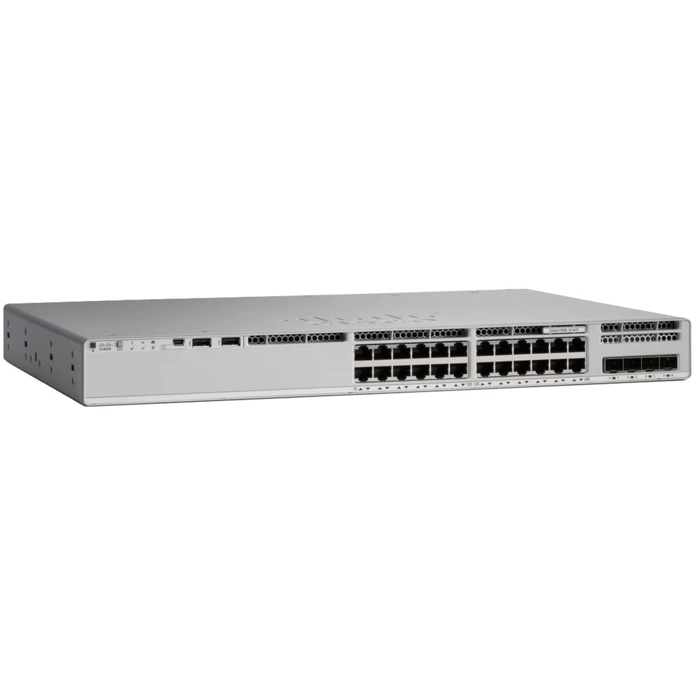 Switch Cisco Catalyst 9200L 24 Portas, POE+, 4X 10G - C9200L-24P-4X-E (Sob encomenda)