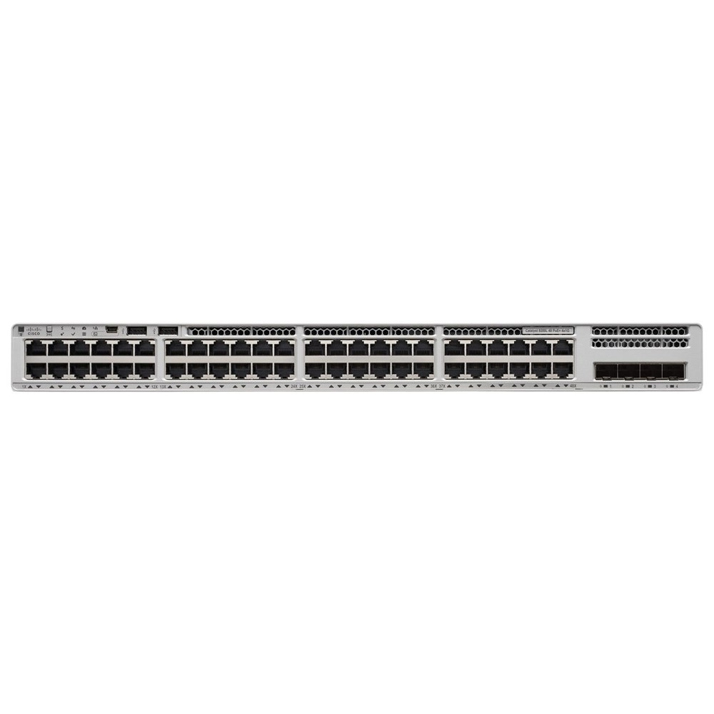 Switch Cisco Catalyst 9200L 48 Portas Gigabit 48x Poe 740W 4x SFP Gerenciável C9200L-48P-4G-E