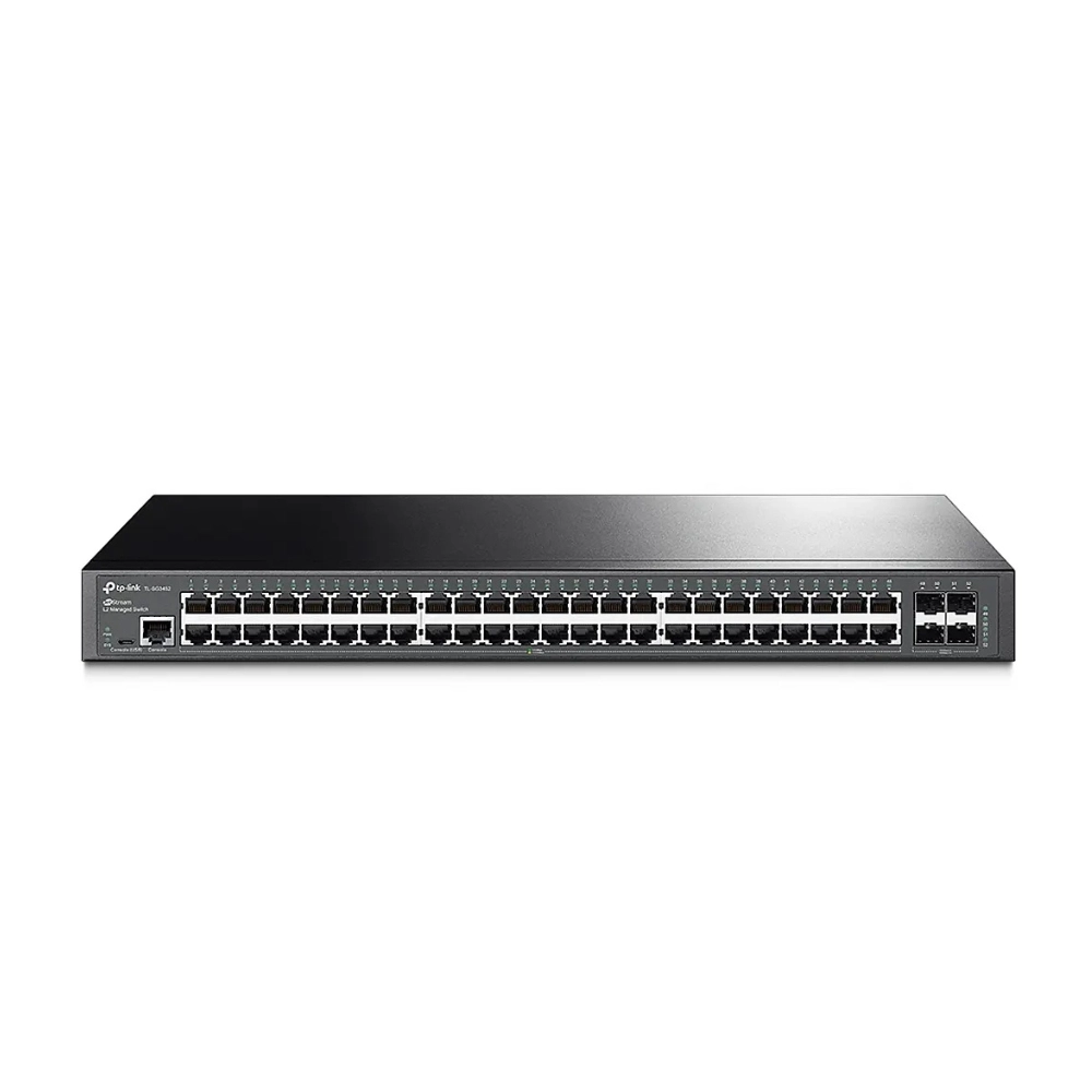 Switch Gerenciável TP-Link JetStream TL-SG3452 48 Portas Gigabit 4 Portas SFP Switch Gerenciável TP-Link JetStream TL-SG3452 48 Portas Gigabit 4 Portas SFP