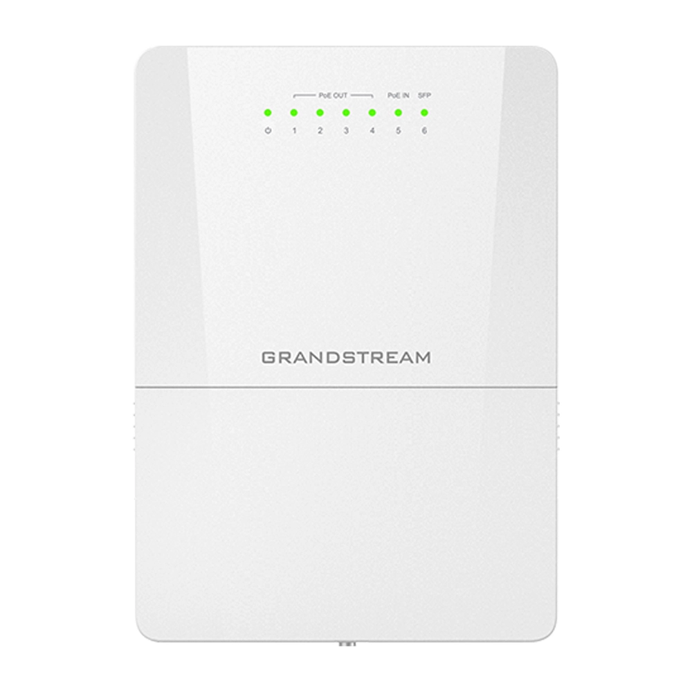 Switch Grandstream Gerenciavel L2 6 Portas POE IP66 1x SFP GWN7710R Switch Grandstream Gerenciavel L2 6 Portas POE IP66 1x SFP GWN7710R