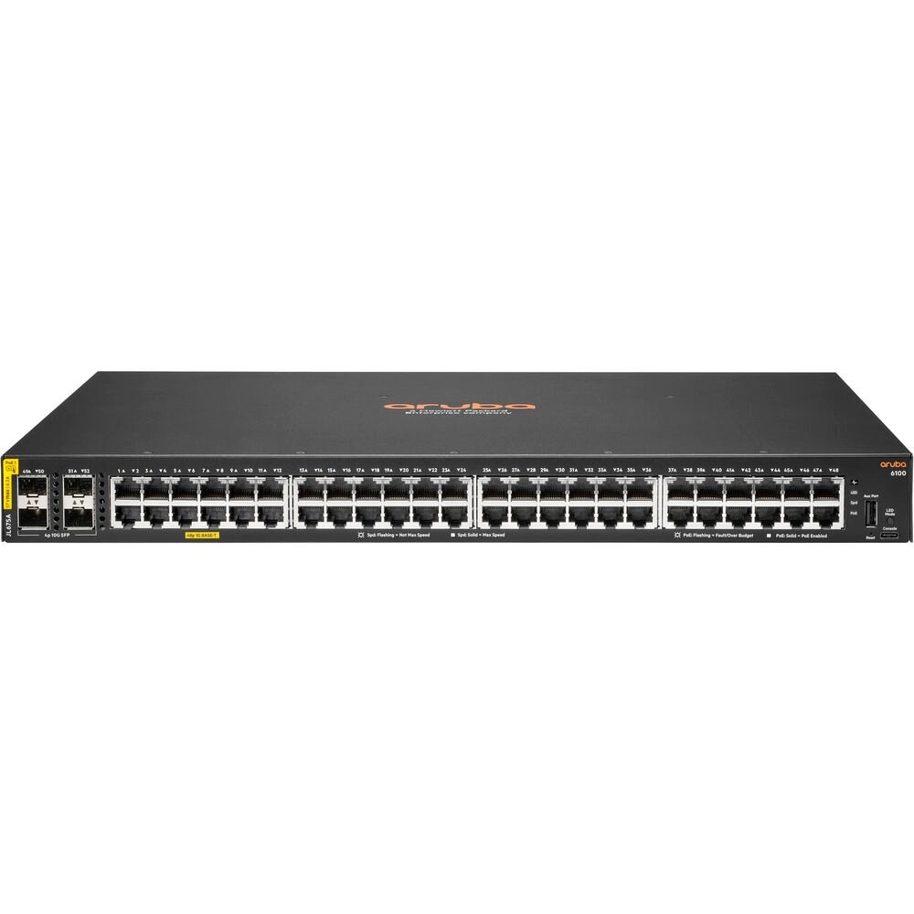 Switch HPE Aruba 6100 48G 4SFP+ CL4 - JL675A