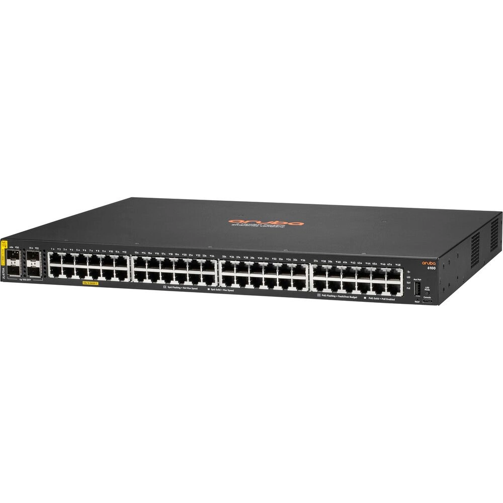 Switch HPE Aruba 6100 48G 4SFP+ CL4 - JL675A
