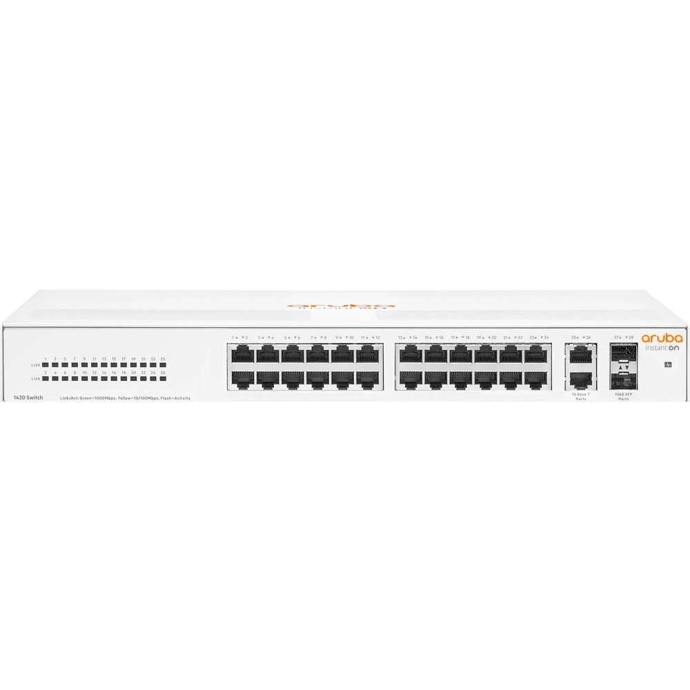 Switch HPE Aruba Instant On 1430 26G 2SFP - R8R50A