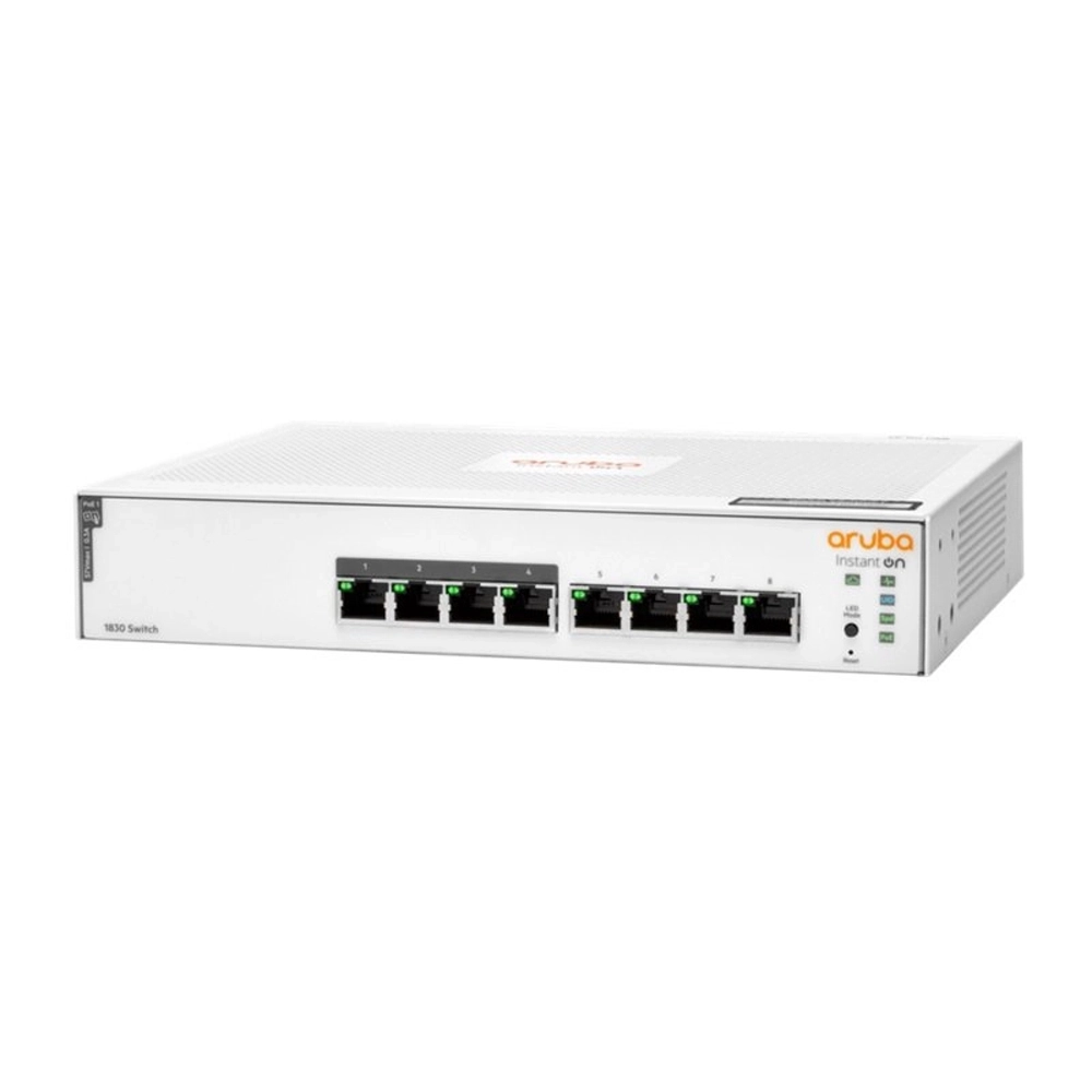 Switch HPE Aruba, IOn 1830, 8G, PoE, Sw, 65W - JL811A