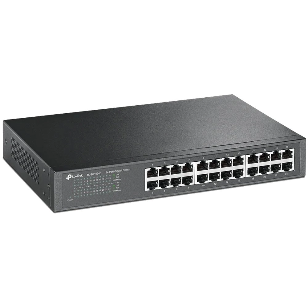 Switch TP-LINK 24 Portas Gigabit - TL-SG1024D