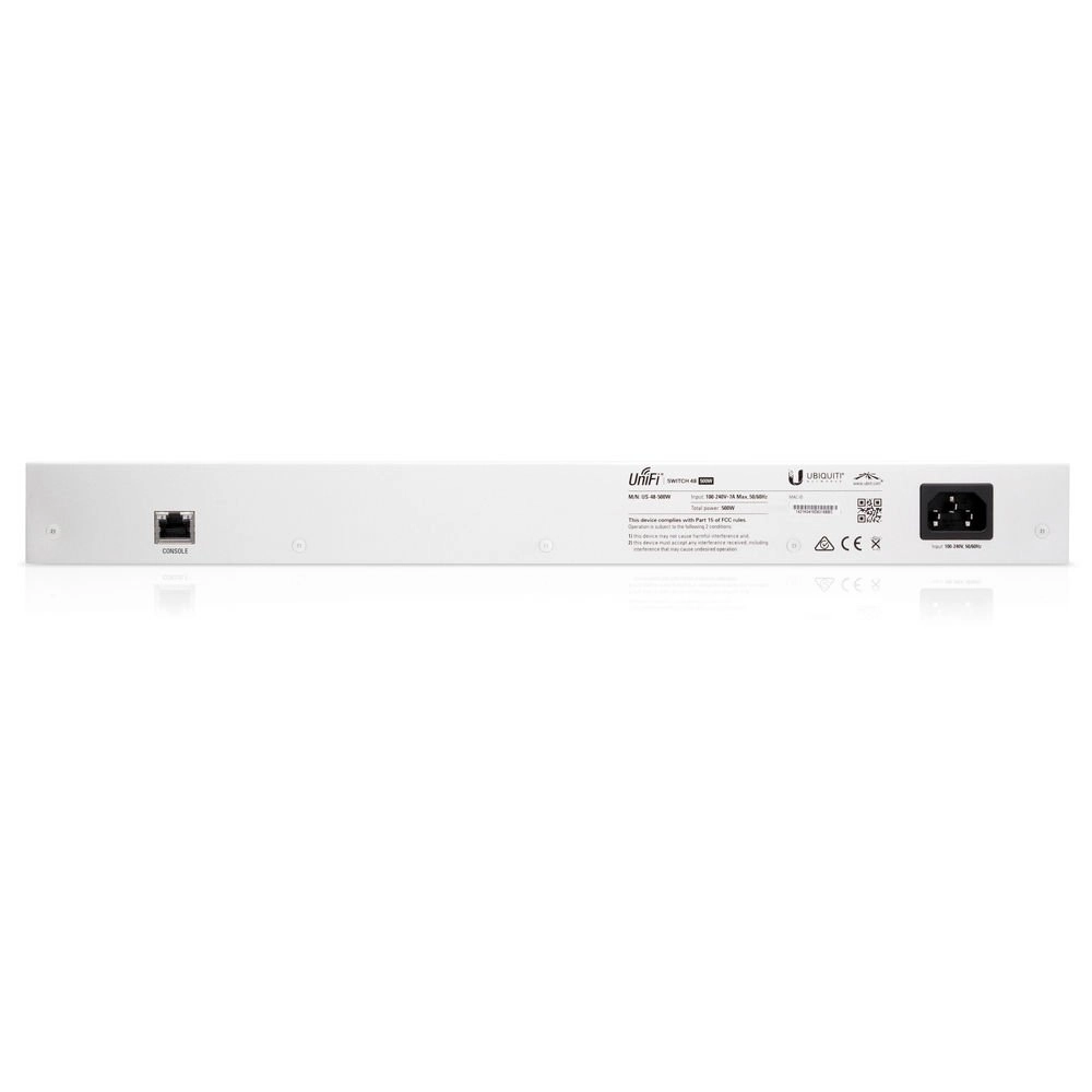 Switch Ubiquiti UniFi 48 Portas PoE + 2SFP + 2SFP+ US-48-500W