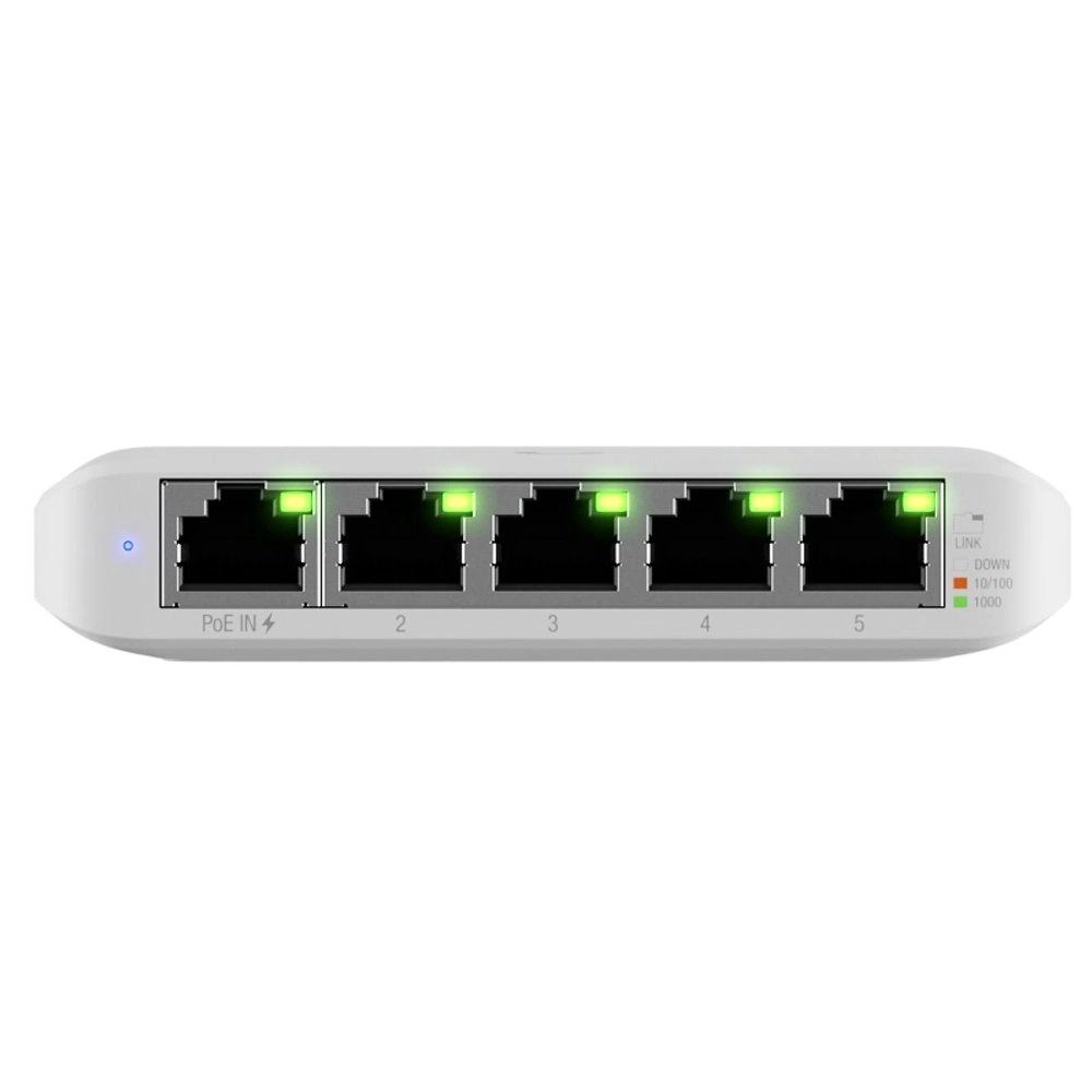 Switch Ubiquiti UniFi G2 5 Portas (4P) PoE - USW-Flex