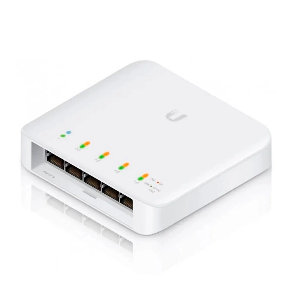 Switch Ubiquiti UniFi G2 5 Portas (4P) PoE - USW-Flex
