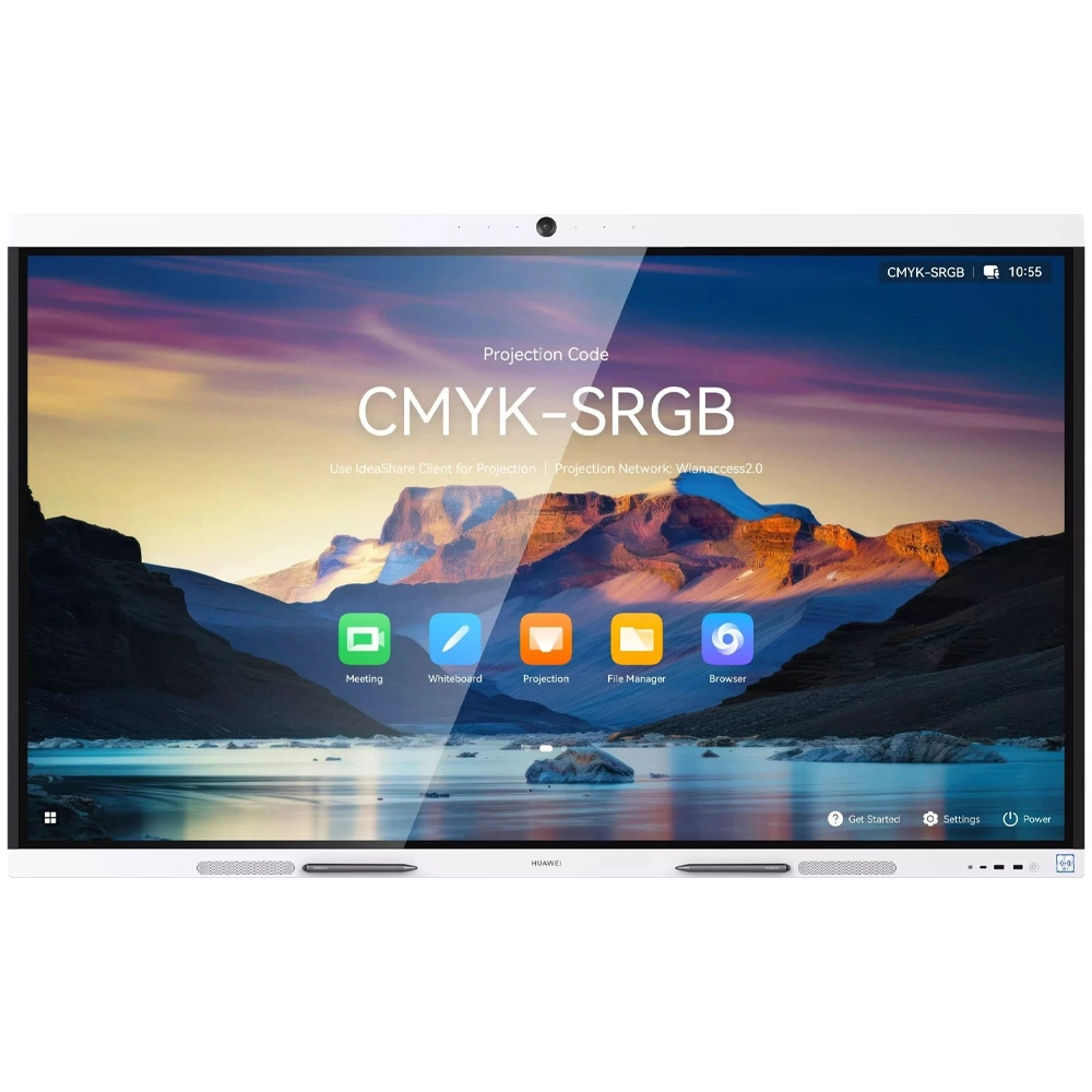Tela Interativa HUAWEI IdeaHub B3 86", 4K, Câmera, Microfone, Touch, HarmonyOS, HDMI/USB/USB-C/RJ45, IHB3-86SA 