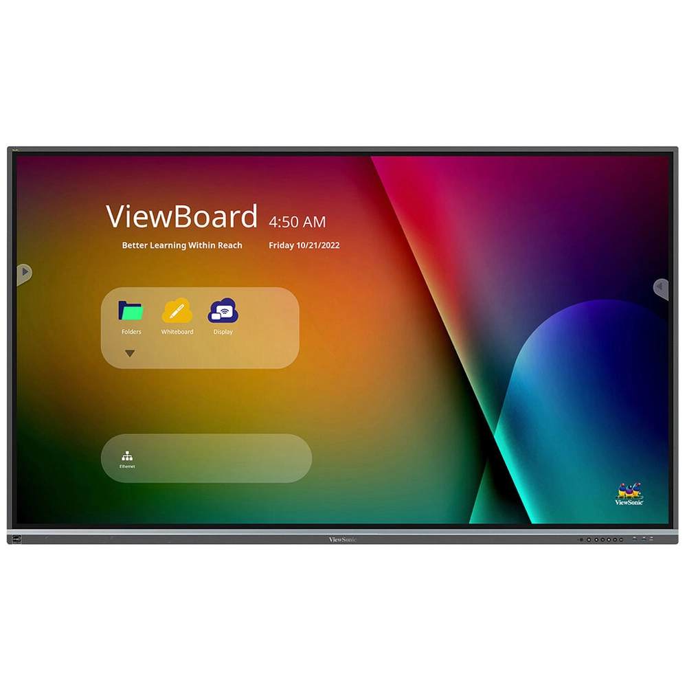 Tela Interativa LED Viewsonic ViewBoard, 86'' 4K, Ultra HD, 20 Pontos Touch, Android 8, 16/7, 350 cd/m², HDMI/USB/RS232/RJ45, IFP8650 (Sob encomenda)