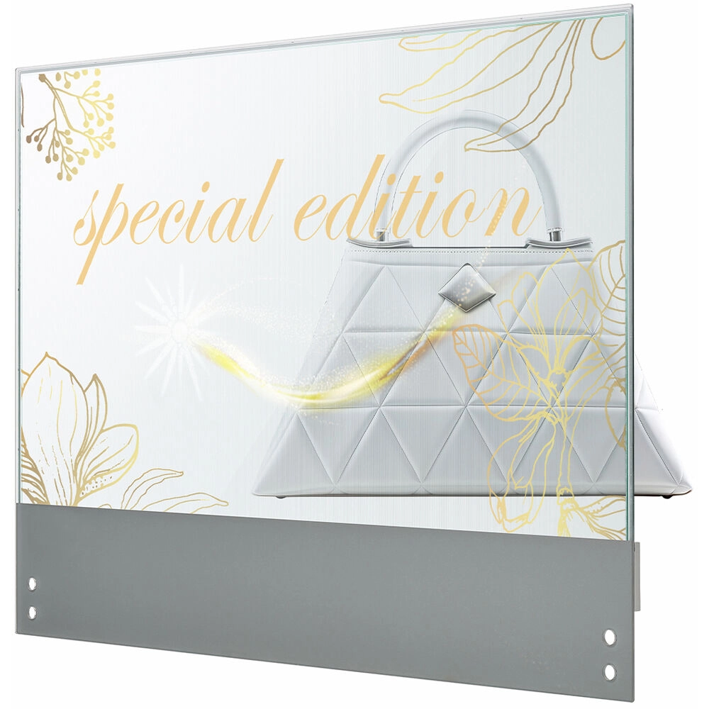 Monitor OLED Transparente LG 30'', 10 Pontos Touch, WebOS23, 18/7, 200 a 600 cd/m², HDMI/USB/DP/IR/RJ45/Áudio 30EW5TP-A (Sob encomenda)