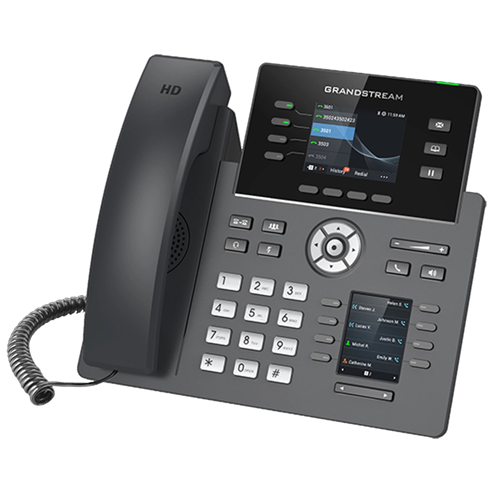 Telefone IP Grandstream GRP2612G, Gigabit, 4 Linhas, 8 Contas SIP, PoE - GRP2612G Telefone IP Grandstream GRP2612G, Gigabit, 4 Linhas, 8 Contas SIP, PoE - GRP2612G