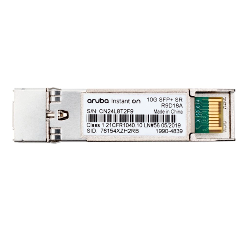 Transceiver HPE Aruba Instant On 10 GbE SFP+ LC SR 300 m R9D18A