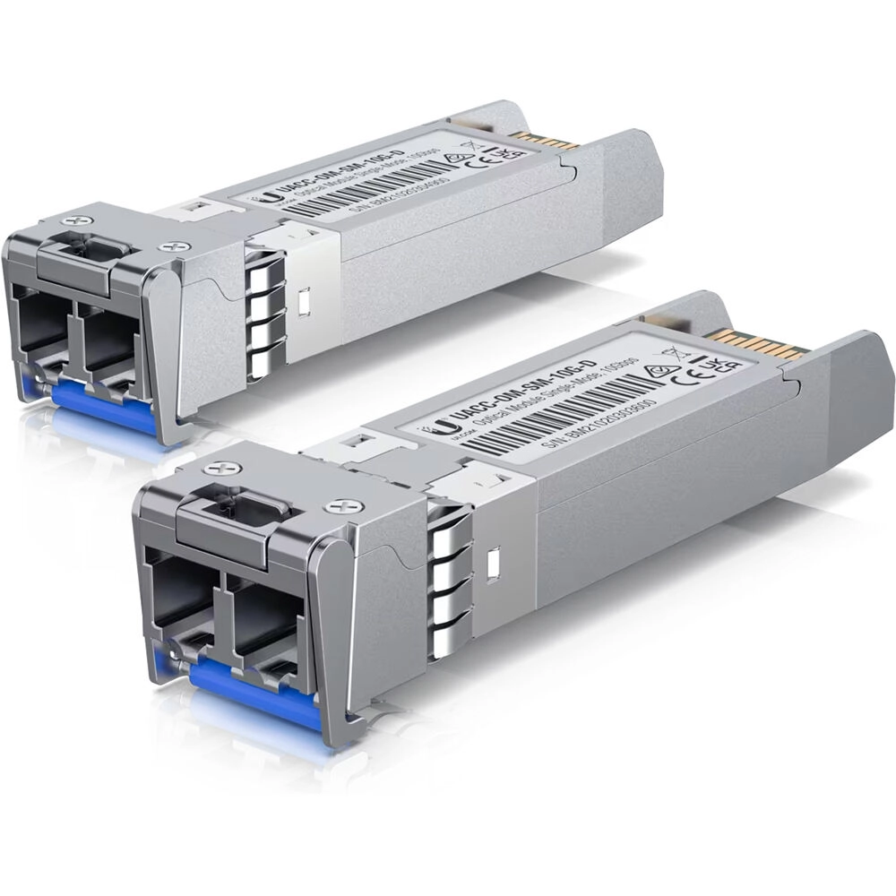 Transceiver Ubiquiti 2 LC SFP+ 10km UACC-OM-SM-10G-D-2